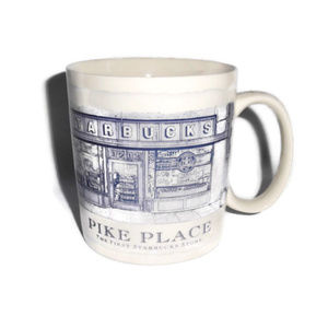 Starbucks Pikes Place Mug City White Blue 2006